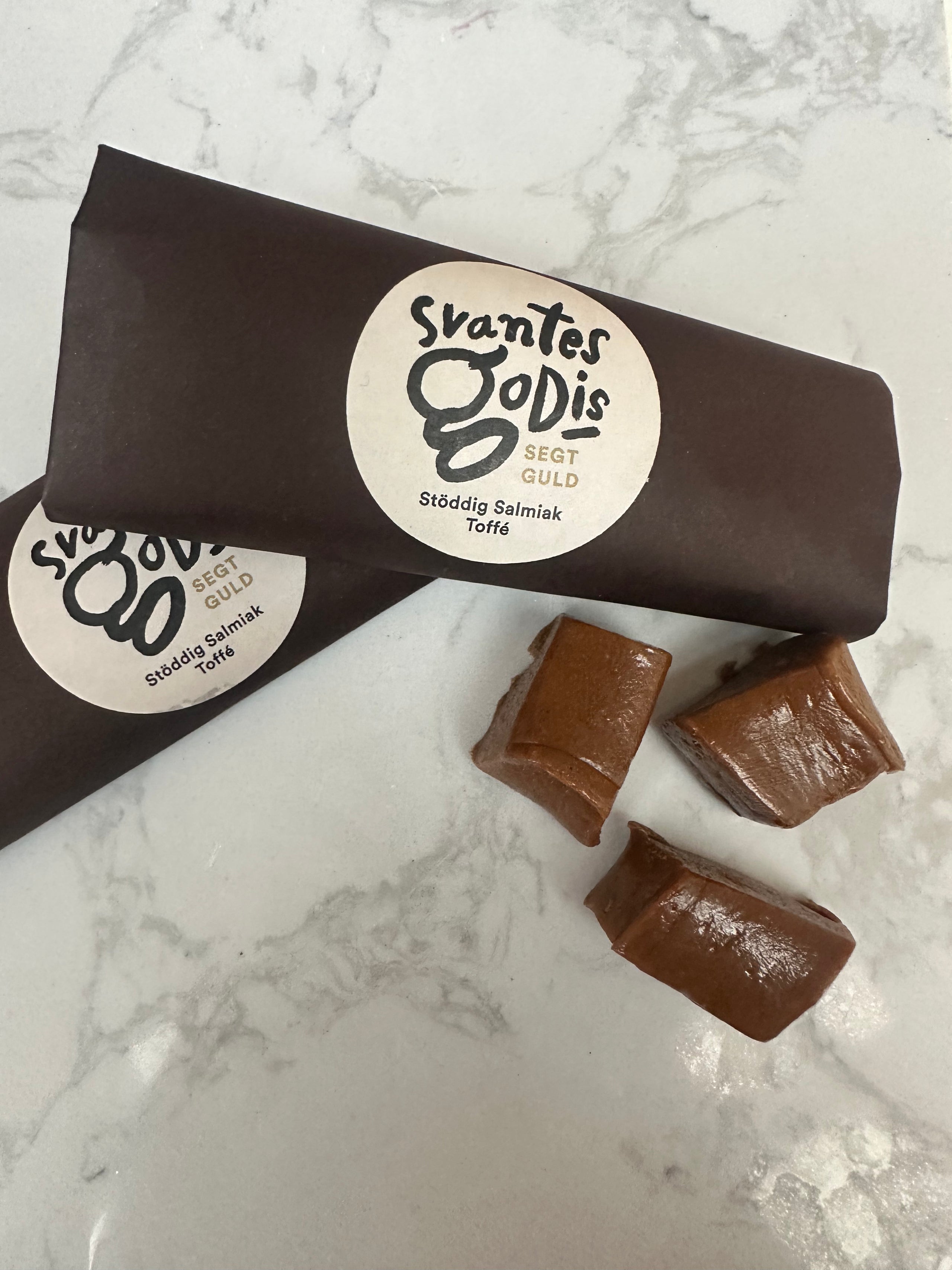 Segt Guld - Salmiak Toffé