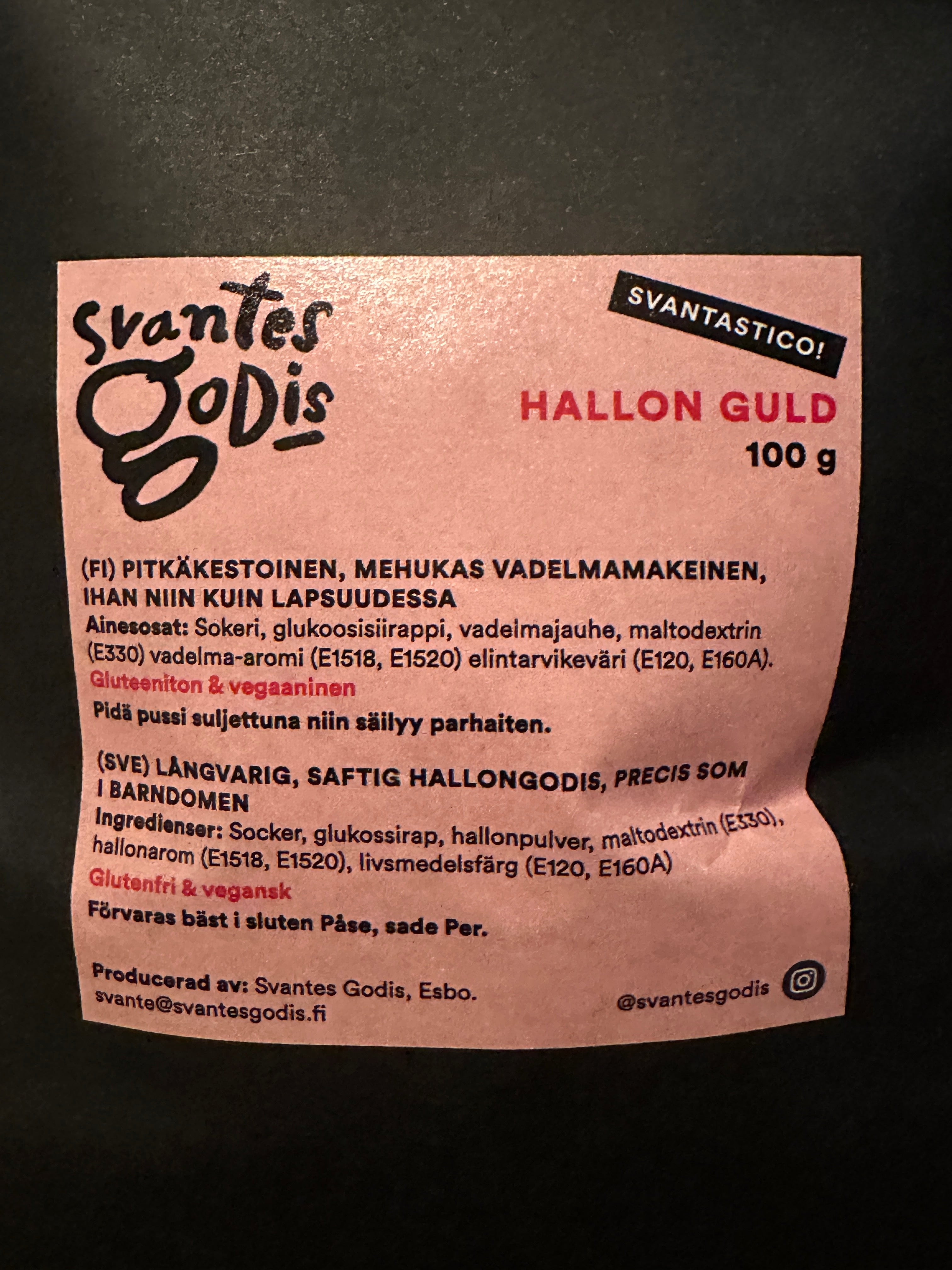 Hallon Guld - Vadelma Unelma